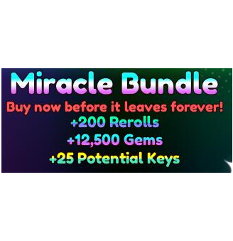 Anime Reborn Items All Server Miracle Bundle