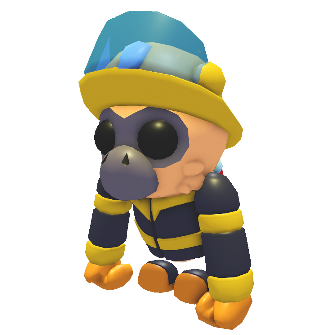Adopt Me Firefighter Gibbon