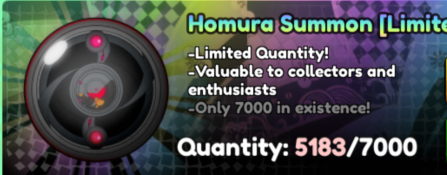 All Star Tower Defense X Shop Homura Summon [Limited]