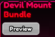 Anime Vanguards Devil Mount Bundle