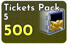 Arise Crossover Shop Tickets Pack 5(500)