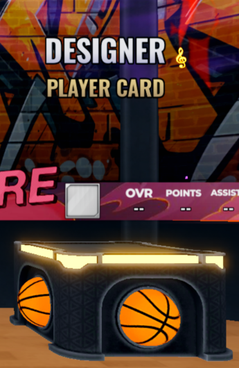 Basketball:Zero Shop Designer Player Card