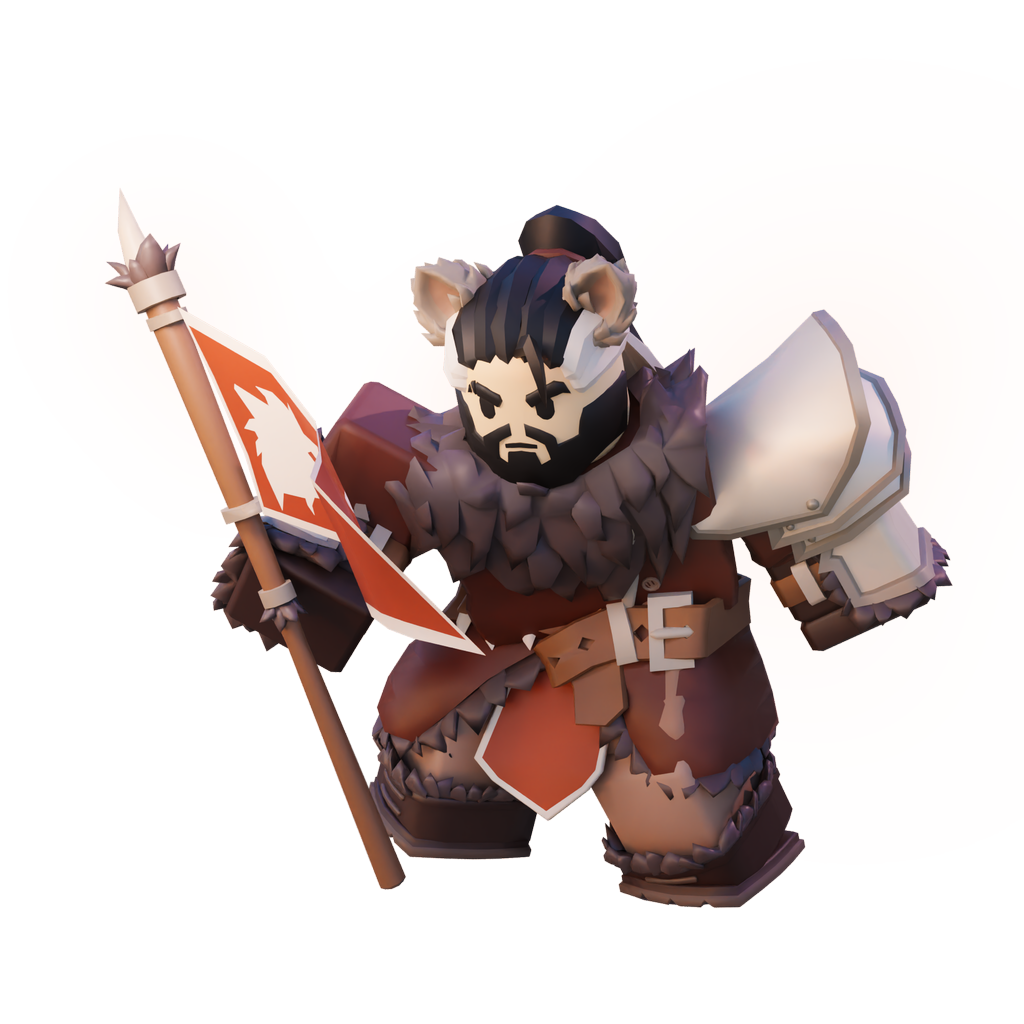 BedWars Great Wolf Silas（Silas Skin）