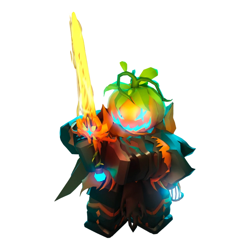 BedWars Pumpkin Void Knight（Void Knight Skin）