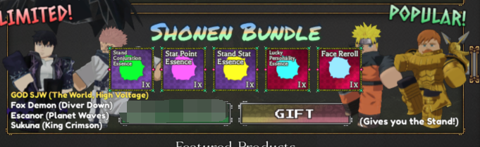 Bizarre Lineage Shop Shonen Bundle