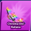 Blade Ball Chroma Oni Katana