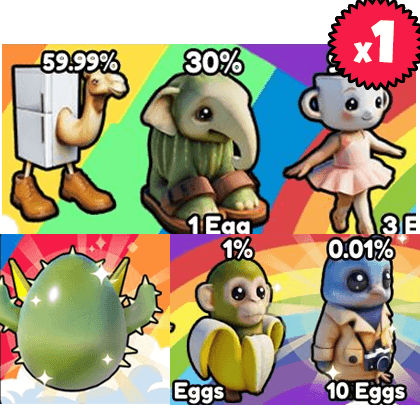 Climb and Jump Tower Shop Italain Brainrot Egg*1