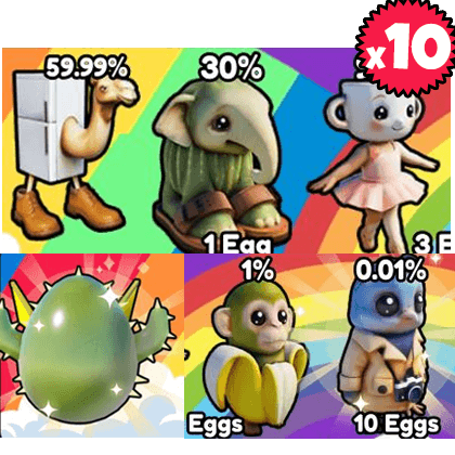 Climb and Jump Tower Shop Italain Brainrot Egg*10