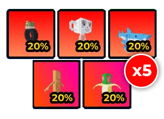 Raise Animals Shop Brainrot Bundles * 5