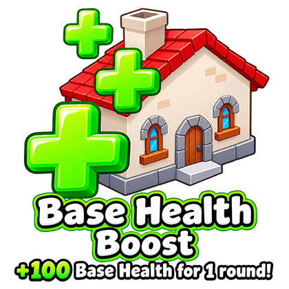 Retro Tower Defense Shop Base Health Boost