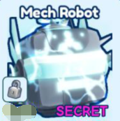 Bubble Gum Simulator Infinity Items Mech Robot (Secret)