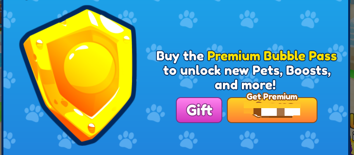 Bubble Gum Simulator Infinity Items Premium Bubble Pass