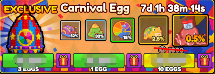 Build A Ring Farm Shop 1x Carnival Egg