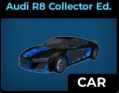 Car Dealership Tycoon Items Audi R8 Collector Ed.