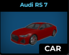 Car Dealership Tycoon Items Audi RS 7