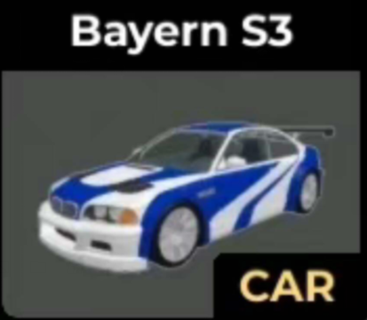Car Dealership Tycoon Items Bayern S3