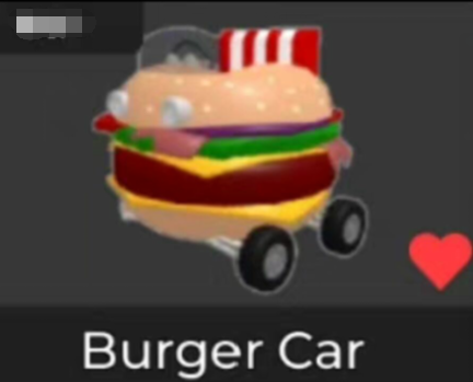 Car Dealership Tycoon Items Burger Car
