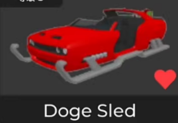 Car Dealership Tycoon Items Doge Sled