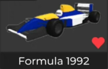Car Dealership Tycoon Items Formula 1992