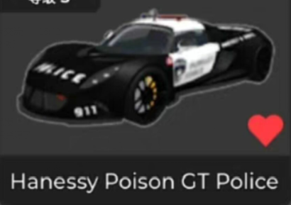 Car Dealership Tycoon Items Hanessy Poison GT Police