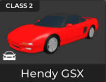 Car Dealership Tycoon Items Hendy GSX