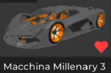 Car Dealership Tycoon Items Macchina Millenary 3
