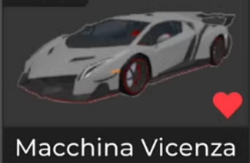 Car Dealership Tycoon Items Macchina Vicenza
