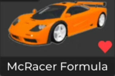 Car Dealership Tycoon Items McRacer Formula (Orange)