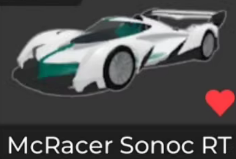 Car Dealership Tycoon Items McRacer Sonoc RT