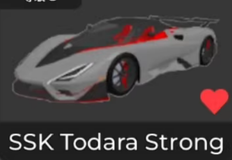 Car Dealership Tycoon Items SSK Todara Strong