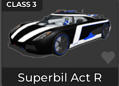 Car Dealership Tycoon Items Superbil Act R (Black)