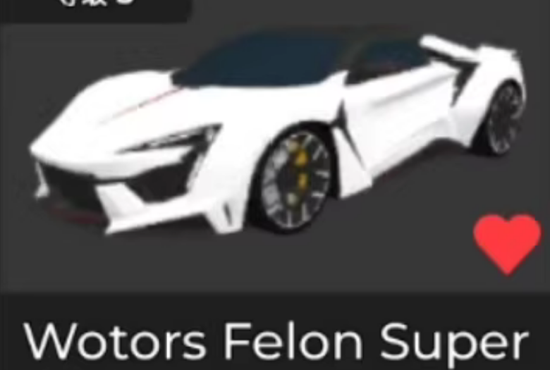 Car Dealership Tycoon Items Wotors Felon Super
