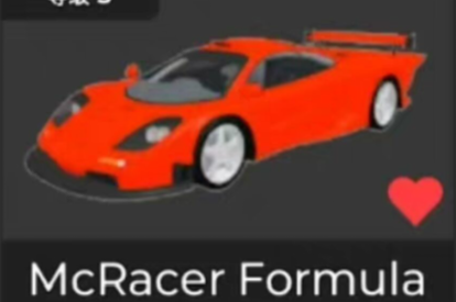 Car Dealership Tycoon Items McRacer Formula (Red)