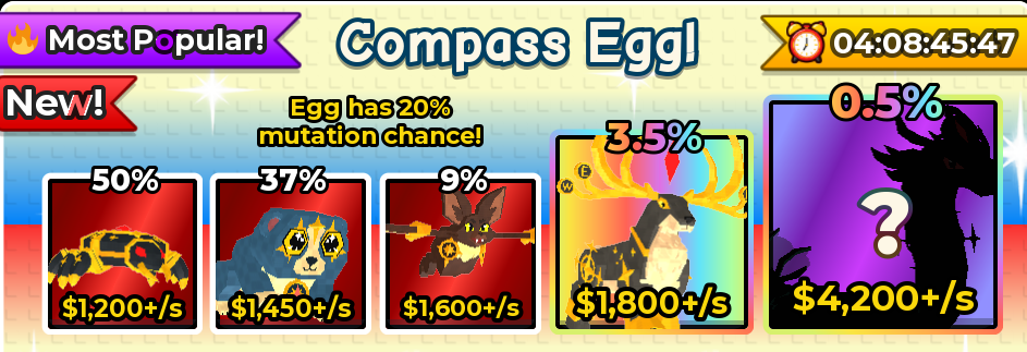 Catch And Tame Shop Compass Egg x1