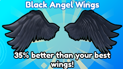 Climb and Jump Tower Shop Black Angel Wings