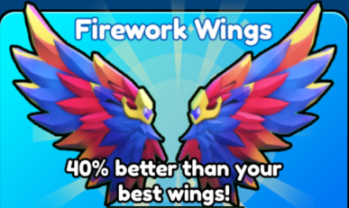 Climb and Jump Tower Shop Firework Wings