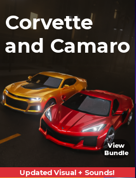Driving Empire Corvette and Camaro