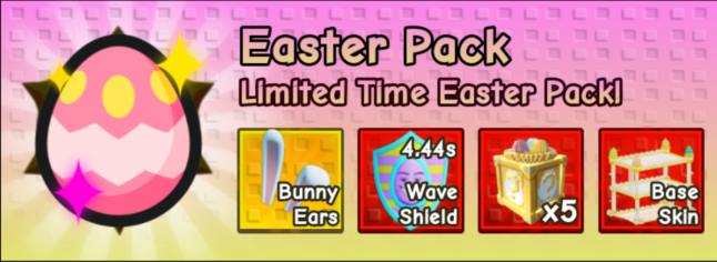 Escape Tsunami For Brainrots Shop Easter Pack