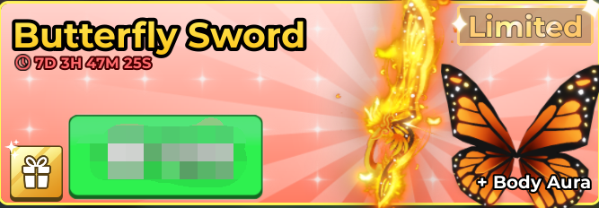 Fish It Shop Butterfly Sword