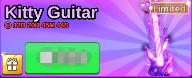 Fish It Shop Kitty Guitar