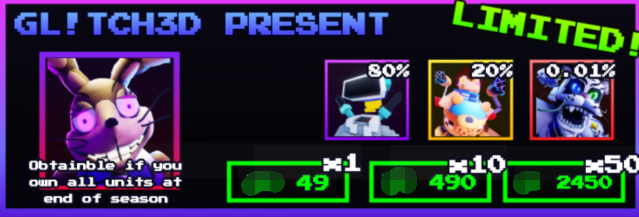 Five Nights TD 50x Season Present(UCN)