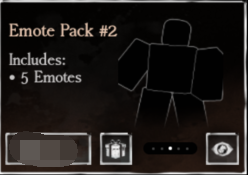 Forsaken Items Emote Pack #2