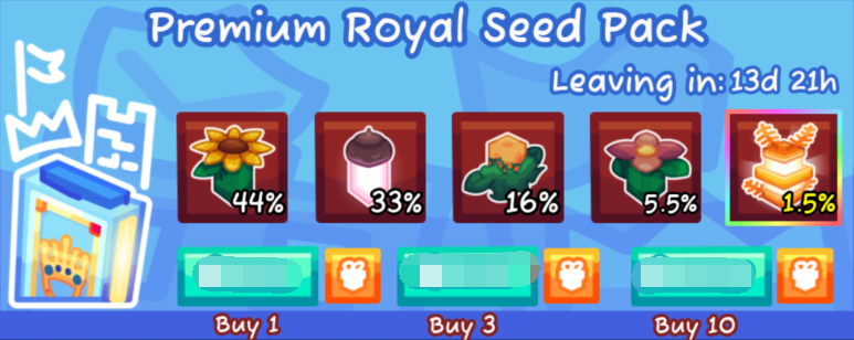 Garden Horizons Shop Premium Royal Seed Pack*3