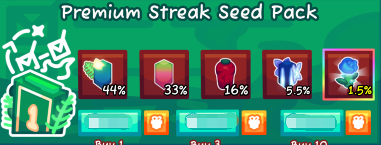 Garden Horizons Shop Premium Streak Seed Pack*10