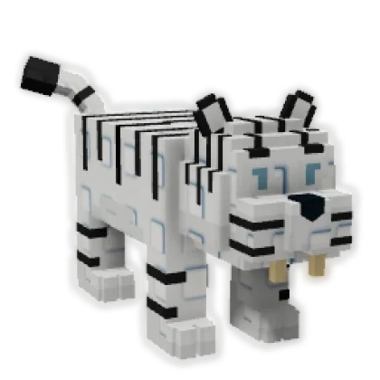 Grow a Garden Items Mega White Tiger (HUGE) (60-62KG Age 100)
