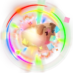 Grow a Garden Items Gigantic Rainbow Hotdog Daschund (HUGE) (281.29KG Age 500)