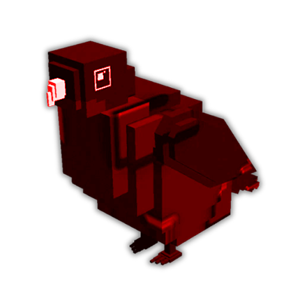 Grow a Garden Items Nightmare Black Bird (HUGE) (60-62KG Age 100)