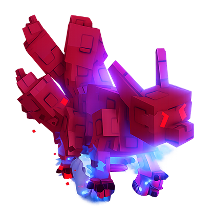 Grow a Garden Items Nightmare Corrupted Kitsune (HUGE) (60-62KG Age 100)