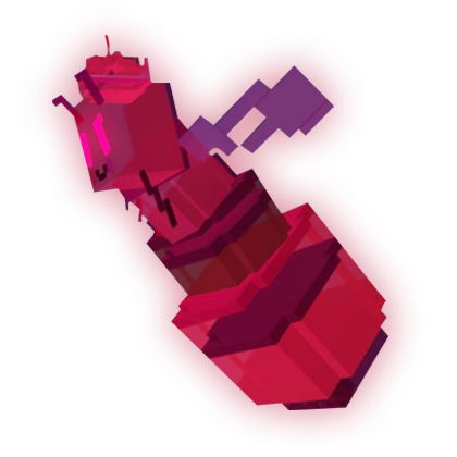 Grow a Garden Items Nightmare Queen Bee (HUGE) (60-62KG Age 100)