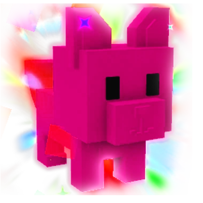 Grow a Garden Items Nightmare Rainbow Arctic Fox (HUGE) (39-40KG Age 100)